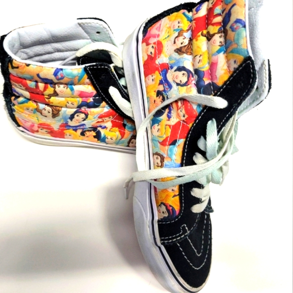 Vans Disney Princess Skate HI Top Women's Size 7.0 Men's 5.5